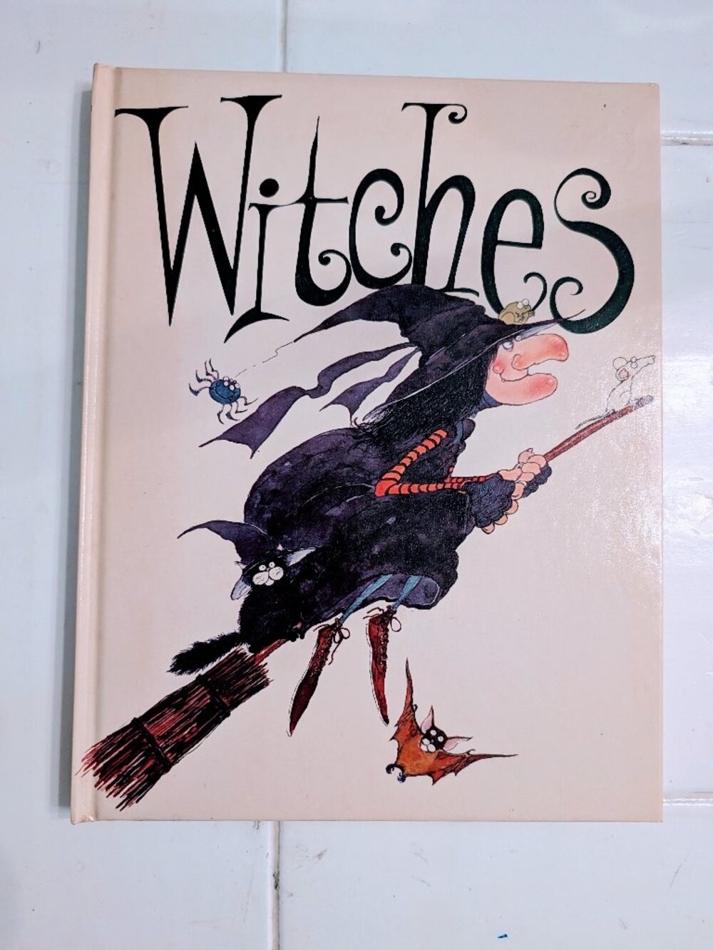 VTG 1981 Witches Colin Hawkins Pat Arthur 1st Ed HC Illustrated Halloween Book